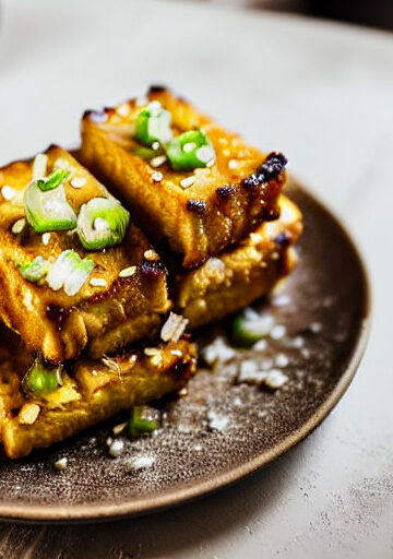 Tofu Crujiente al Estilo del Sur en Freidora de Aire