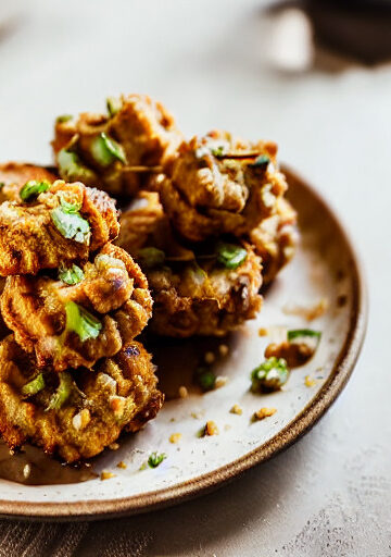 Nuggets de Garbanzos con Especias en Airfryer