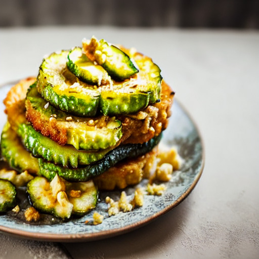 Receta vegana de Calabacín Frito con Harina de Maíz en Airfryer