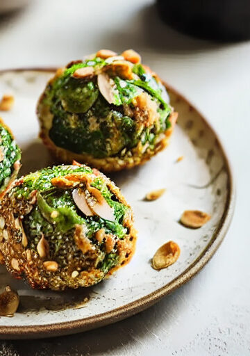 Bolitas de Quinoa y Espinacas en Freidora de Aire