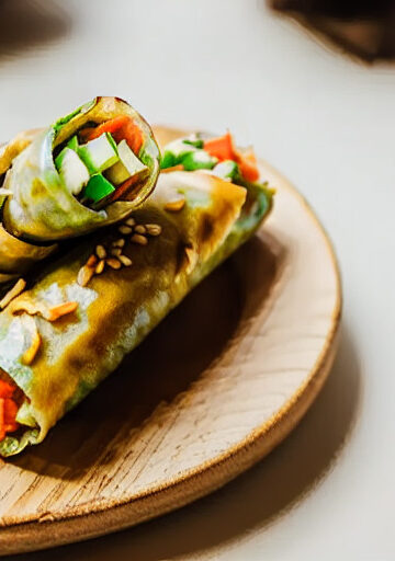 Rollitos de Primavera Vegano en Freidora de Aire