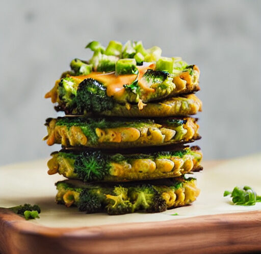 Buñuelos de Brócoli y Cheddar Vegano en Airfryer