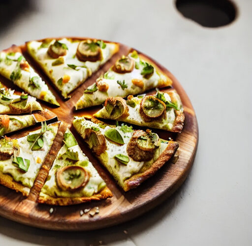 Mini Pizza de Masa de Coliflor en Freidora de Aire