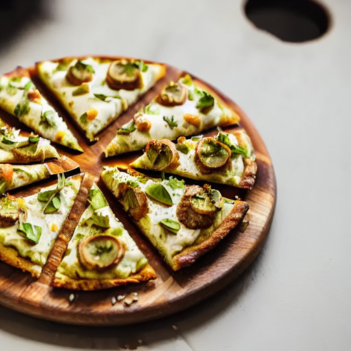 Receta vegana de Mini Pizza de Coliflor en Freidora de Aire