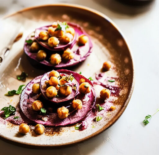 Bolitas de Garbanzos y Remolacha en Airfryer