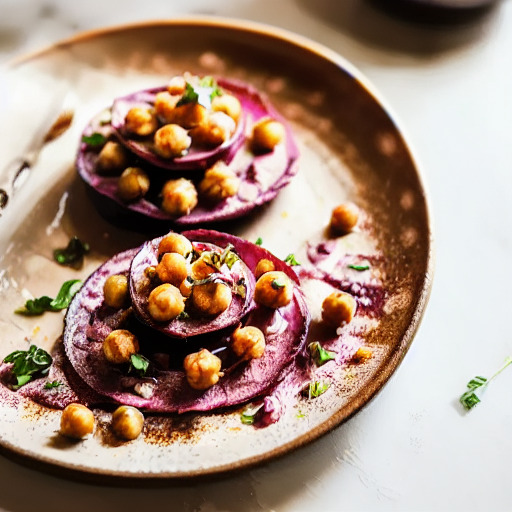 Receta vegana de Bolitas de Garbanzos y Remolacha en Airfryer
