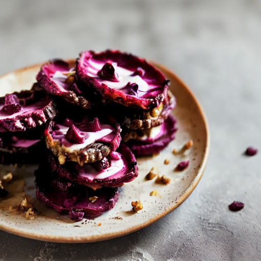 Receta vegana de Chips de Remolacha con Dip de Yogur Vegano en Airfryer