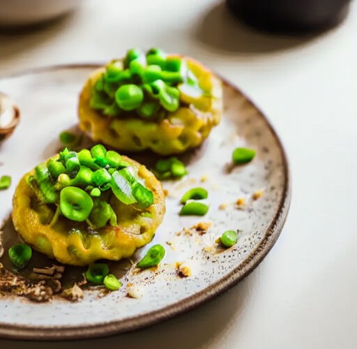 Bolitas de Patata y Guisantes en Freidora de Aire