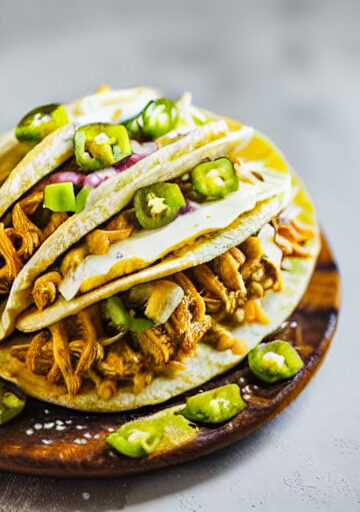 Tacos de Jackfruit deshebrado en Airfryer