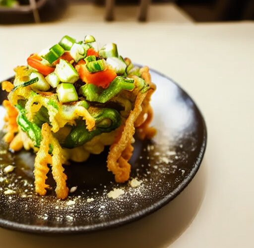 Tempura de Vegetales en Freidora sin Aceite