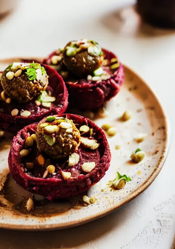 Bolitas de Falafel de Remolacha en Airfryer