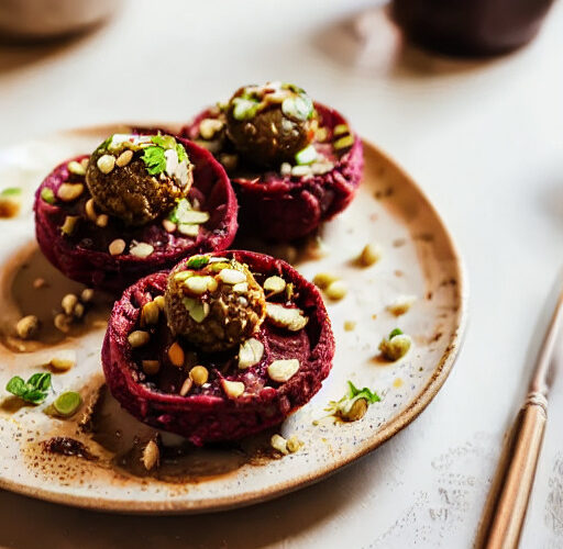 Bolitas de Falafel de Remolacha en Airfryer