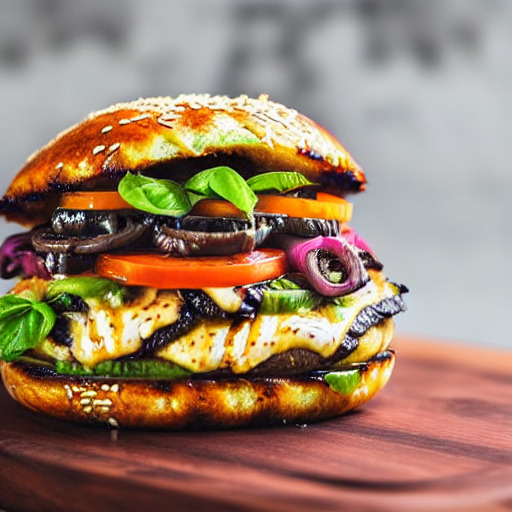 Receta vegana de Sándwiches de Portobello en Airfryer