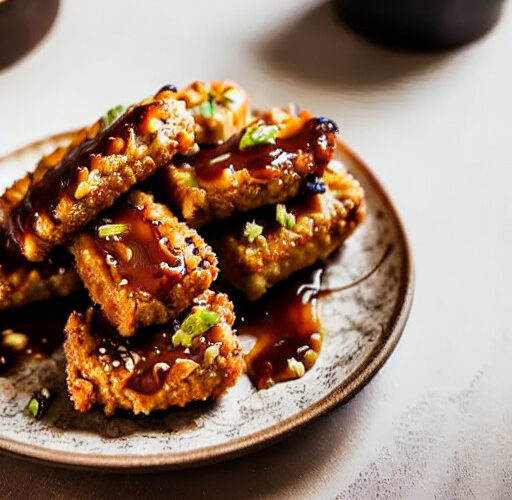 Nuggets de Tempeh con Salsa BBQ en Airfryer