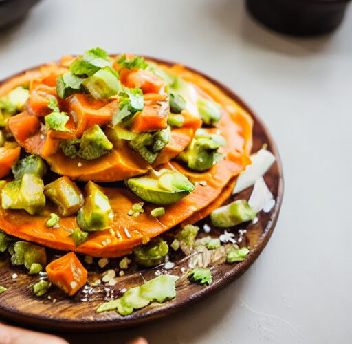 Nachos de Camote con Guacamole en Freidora de Aire