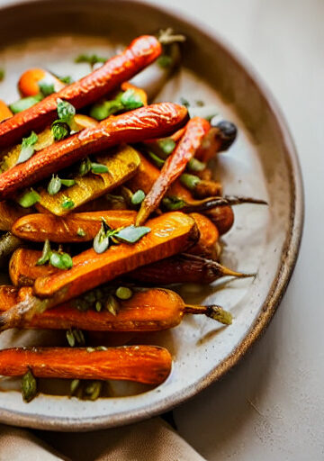 Zanahorias Asadas con Hierbas en Airfryer