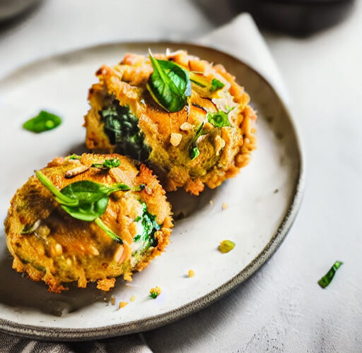 Croquetas de Garbanzos y Espinacas en Airfryer