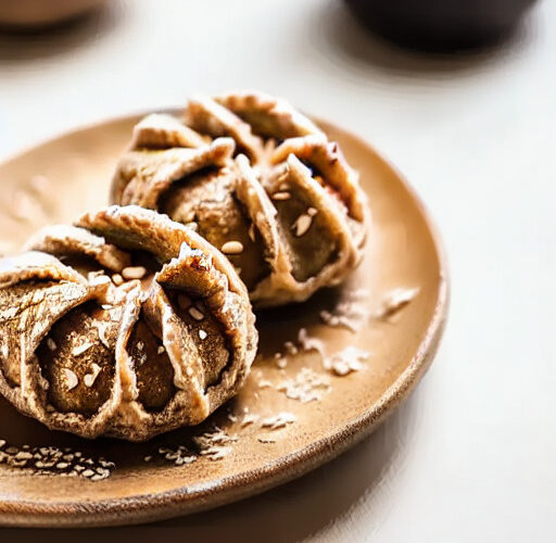 Bolitas de Sésamo y Almendra en Freidora de Aire