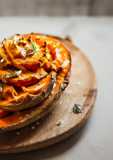 Camote Rostizado con Romero y Limón en Airfryer