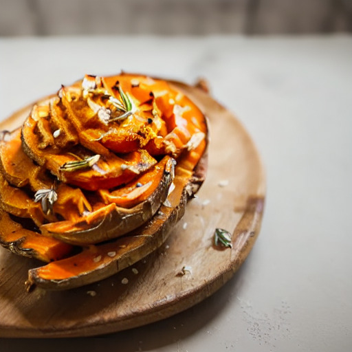 Receta vegana de Camote Rostizado con Romero y Limón en Airfryer