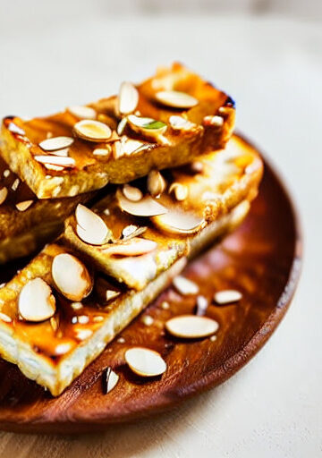 Palitos de Tofu y Almendras en Freidora sin Aceite