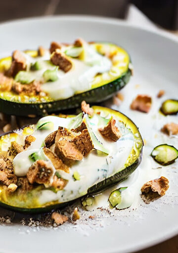 Crujientes de Calabacín con Salsa de Yogur en Freidora de Aire