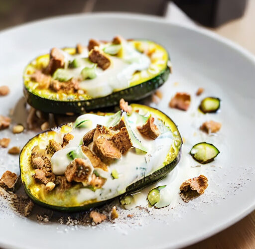 Crujientes de Calabacín con Salsa de Yogur en Freidora de Aire