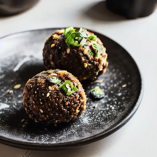 Receta vegana de Bolitas de Alubias Negras y Quinoa en Airfryer