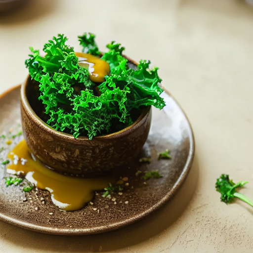 Receta vegana de Chips de Kale con Alioli en Freidora sin Aceite