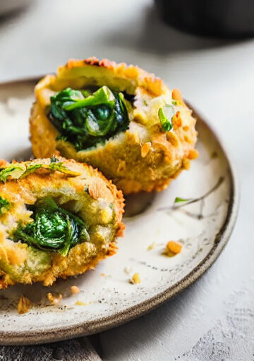 Croquetas de Espinacas y Patata en Freidora de Aire