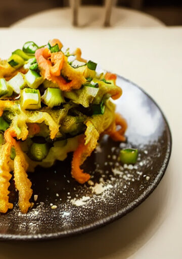 Tempura de Verduras en Freidora de Aire