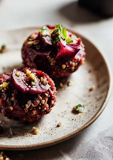 Bolitas de Quinoa y Remolacha en Freidora sin Aceite
