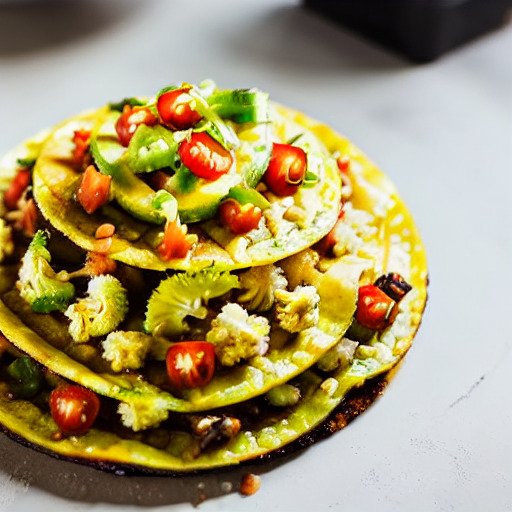 Receta vegana de Tacos de Coliflor al Pastor en Airfryer