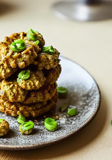 Nuggets de Proteína de Guisantes en Airfryer