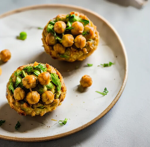 Bolitas de Garbanzos y Espárragos en Airfryer