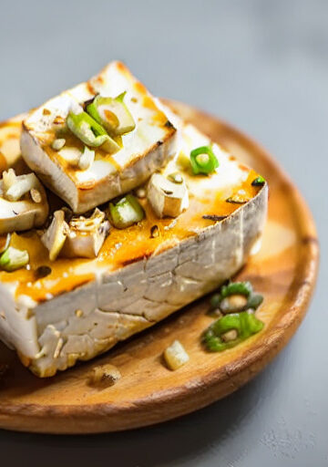 Tofu al Ajillo en Airfryer